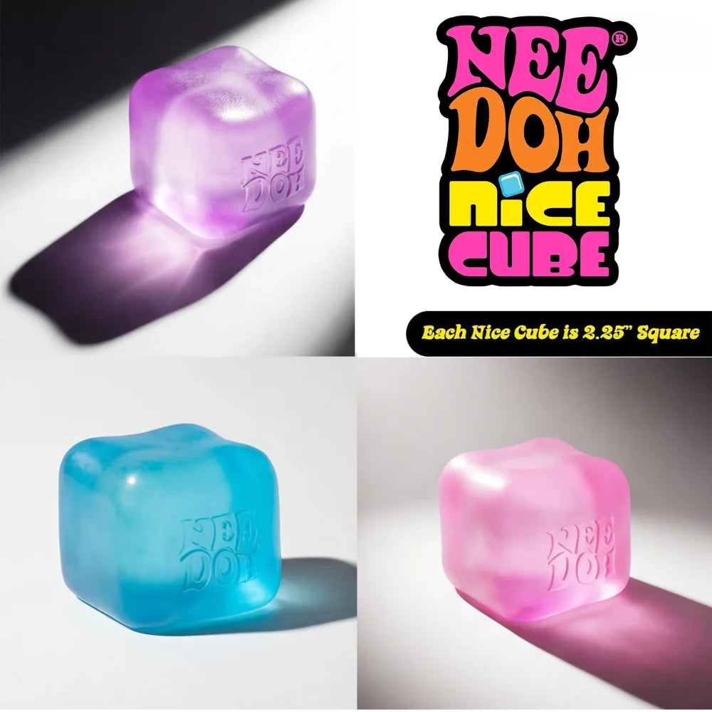 @ Trending Nee Doh Jellyfish & Cube Squish Toy, Soft Jelly Squeeze Stress Relief Fidget Toy, Sensory NeeDoh for Kids & Adults ##