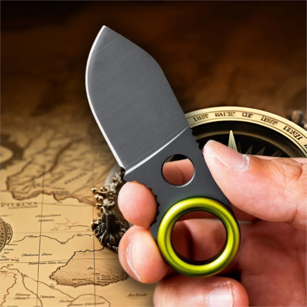 Mini Money Clip Knife Practical Carving Knife Made of 5CR15MOV Material Portable Water-based Fruit EDC Carry-on Tool Knife