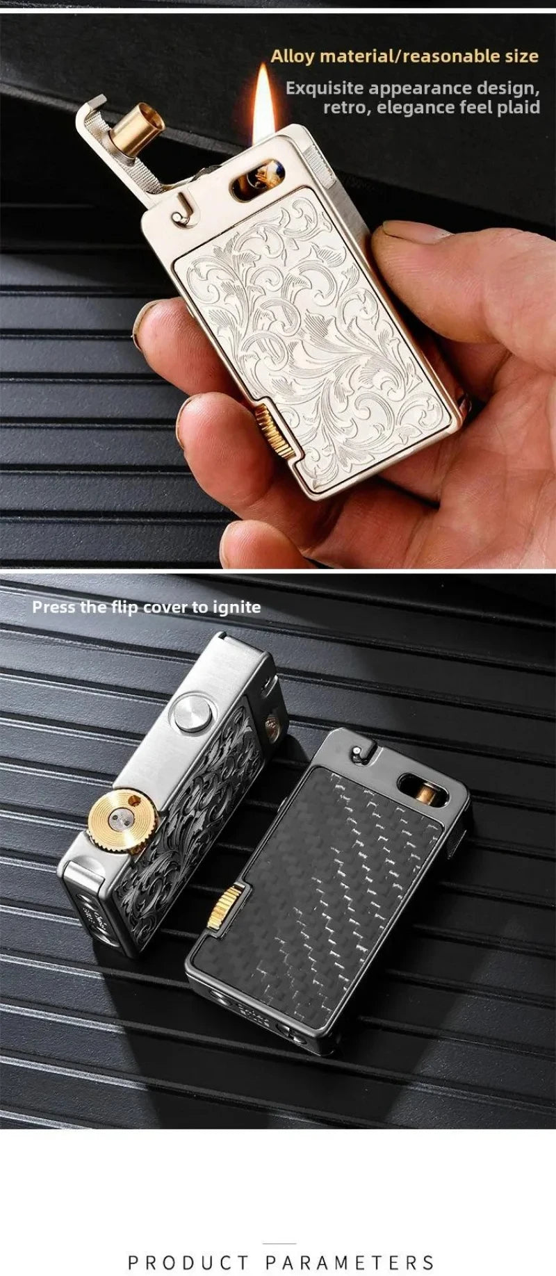 Cool Novelty Lighter, Vintage Rare Lighters, Catapult Fire Starter, Metal Material, For Male Smokers Unusual Gifts （No Fuel）