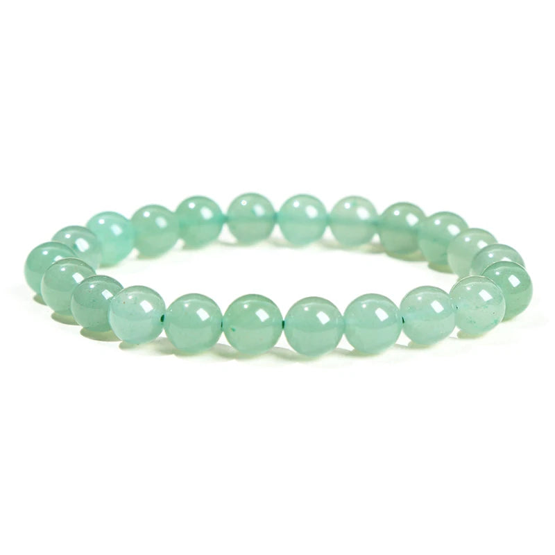 JD Natural Stone Beads Bracelet Amethyst Tiger Eye Crystal Quartz Agate Gem Beads Bangles Women Men Reiki Healling Jewelry Gift