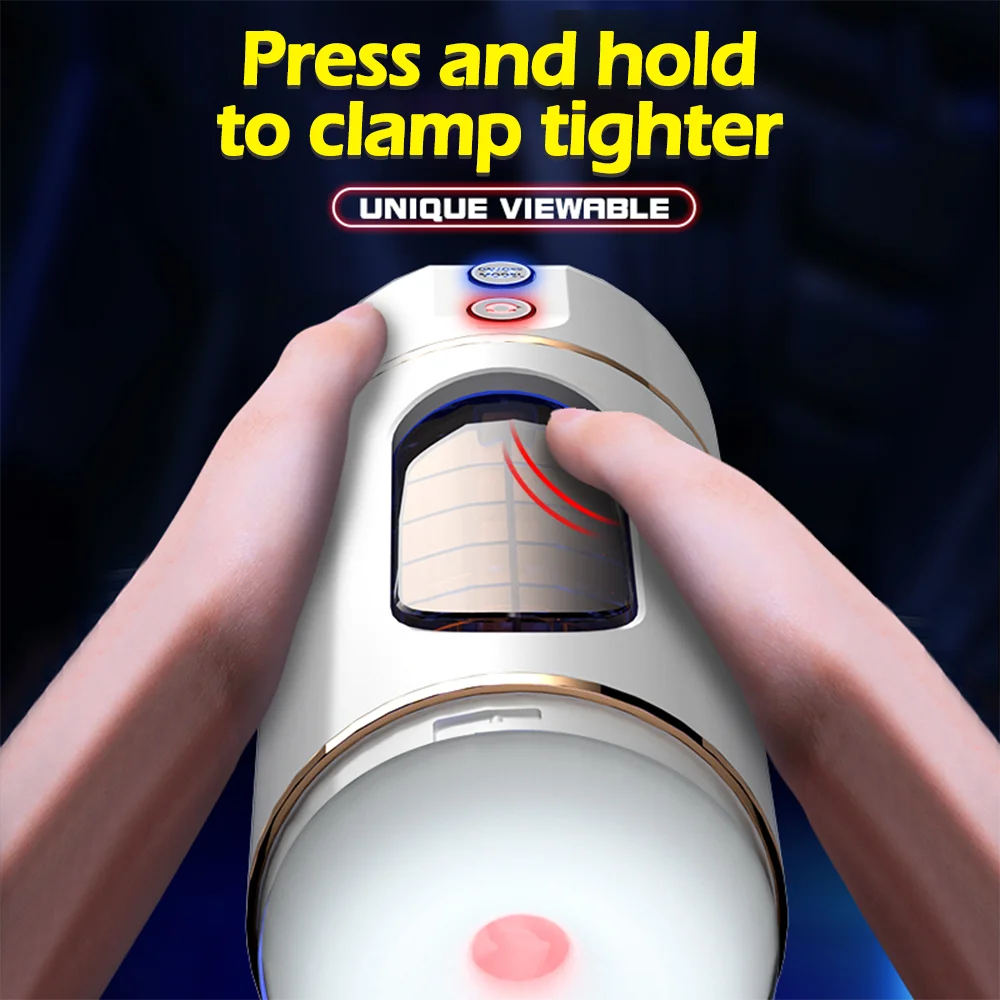 Automatic Male Mastubator Cup Pocket Pussy Sex Machine Realistic Vagina Sexy Voice Vibrator Penis Stimulator Sex Toy For Men