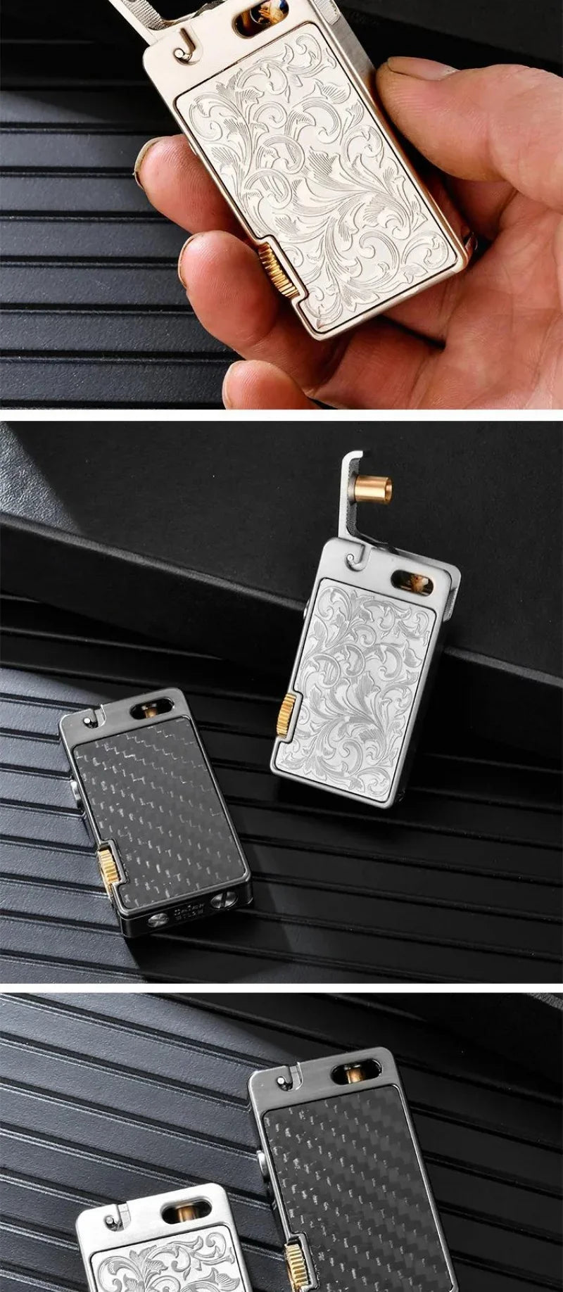 Cool Novelty Lighter, Vintage Rare Lighters, Catapult Fire Starter, Metal Material, For Male Smokers Unusual Gifts （No Fuel）