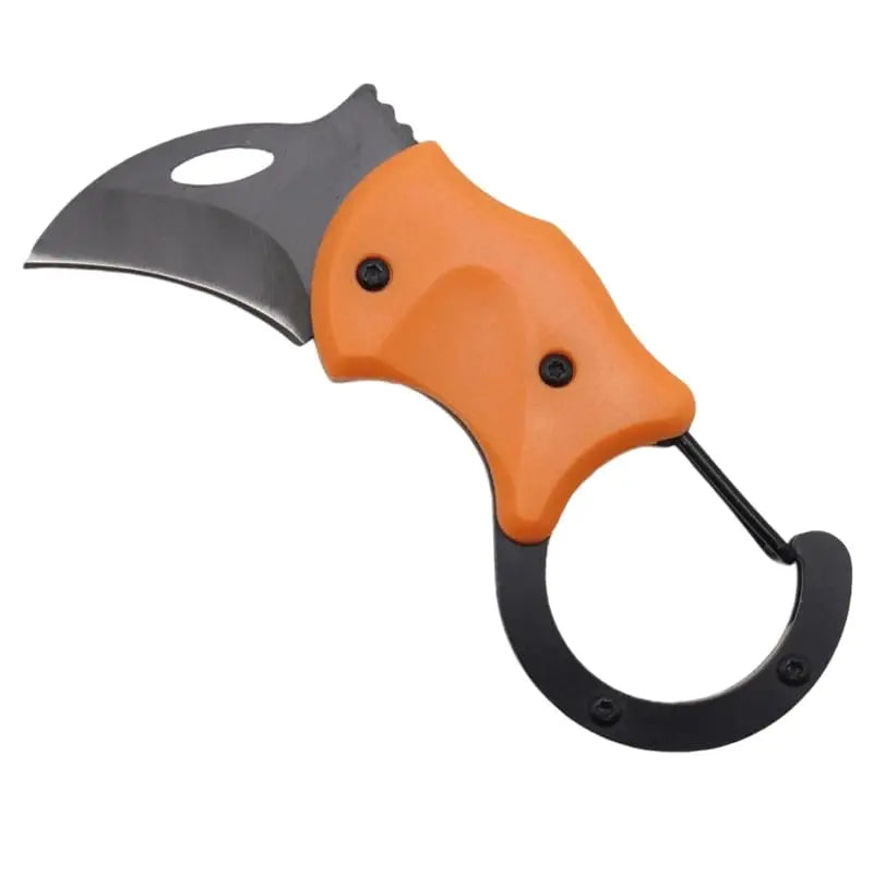 Mini High-Hardness Folding Knife Keychain - Compact, Durable Pocket Knife with Keyring for EDC, Outdoor, Camping, Everyday Use