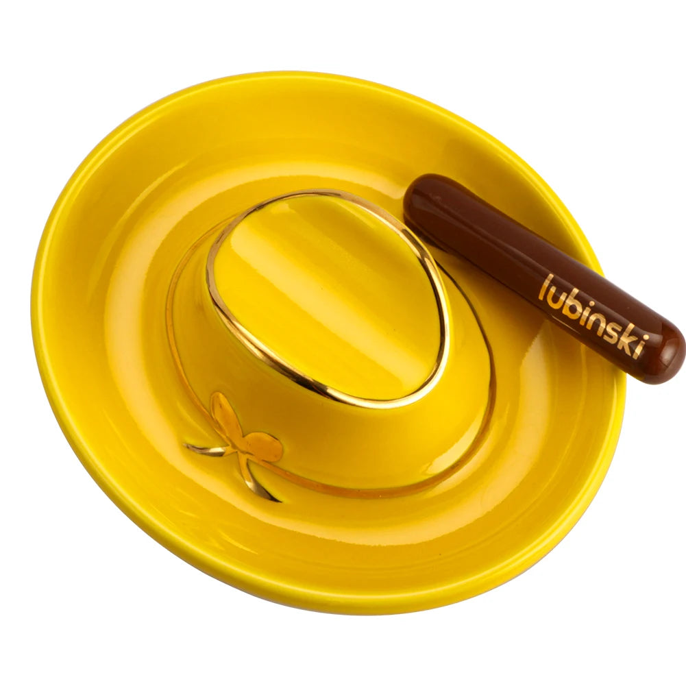 GALINER Ceramic Cigar Ashtray Mini Portable New Designed Ashtray Travel Smoking Accessories