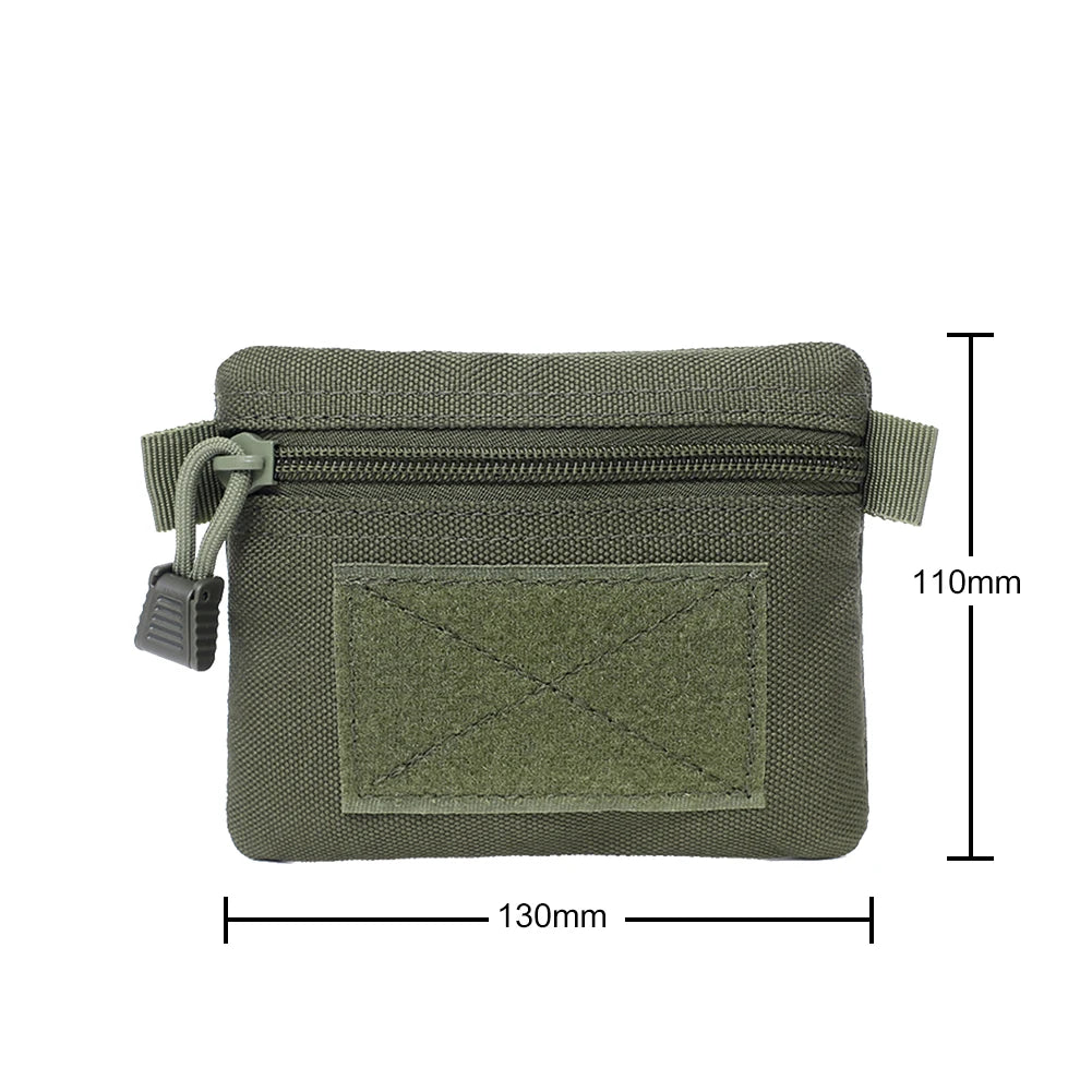 Hot Sale Coin Purses Wear-resistant Multi-function Outdoor Hiking Molle Pouch Wallet Waterproof Portable Travel Zipper Waist Bag