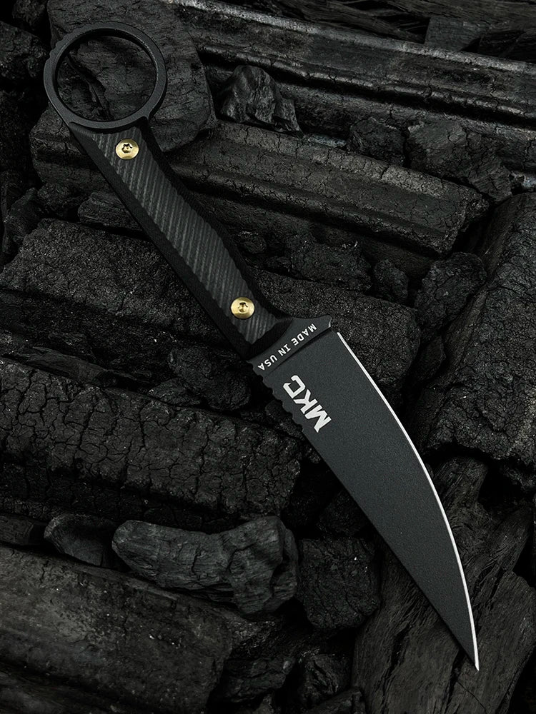MKC WARGOAT Fixed Blade Knife Magnacut Stainless Steel blade G-10 Handle tactical knife Outdoor Hunting self defense EDC Knife