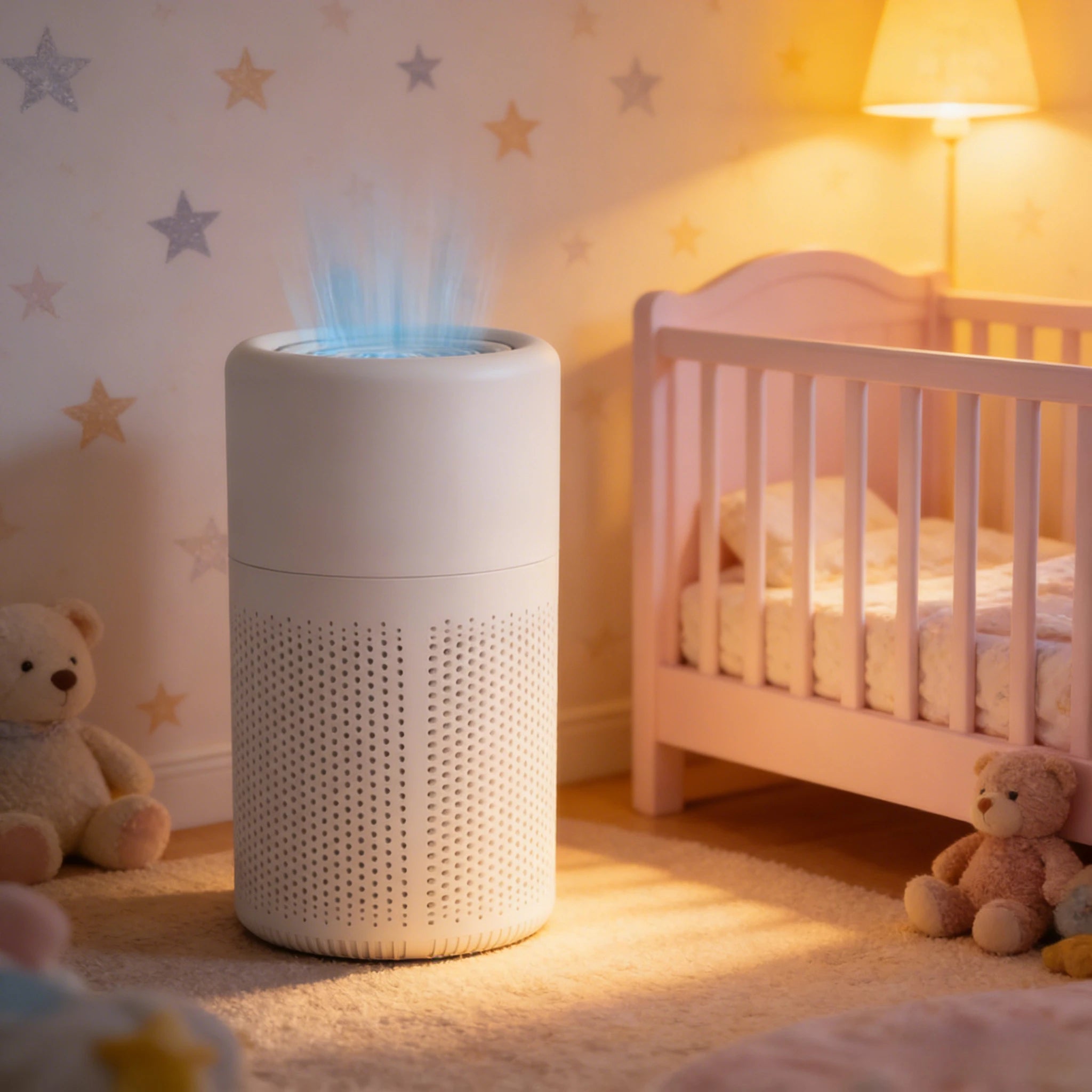 Air Purifier for Home Office Bedroom, Quiet Air Cleaner for Pets Formaldehyde Allergies, HEPA Filter Negative Ion USB Powered