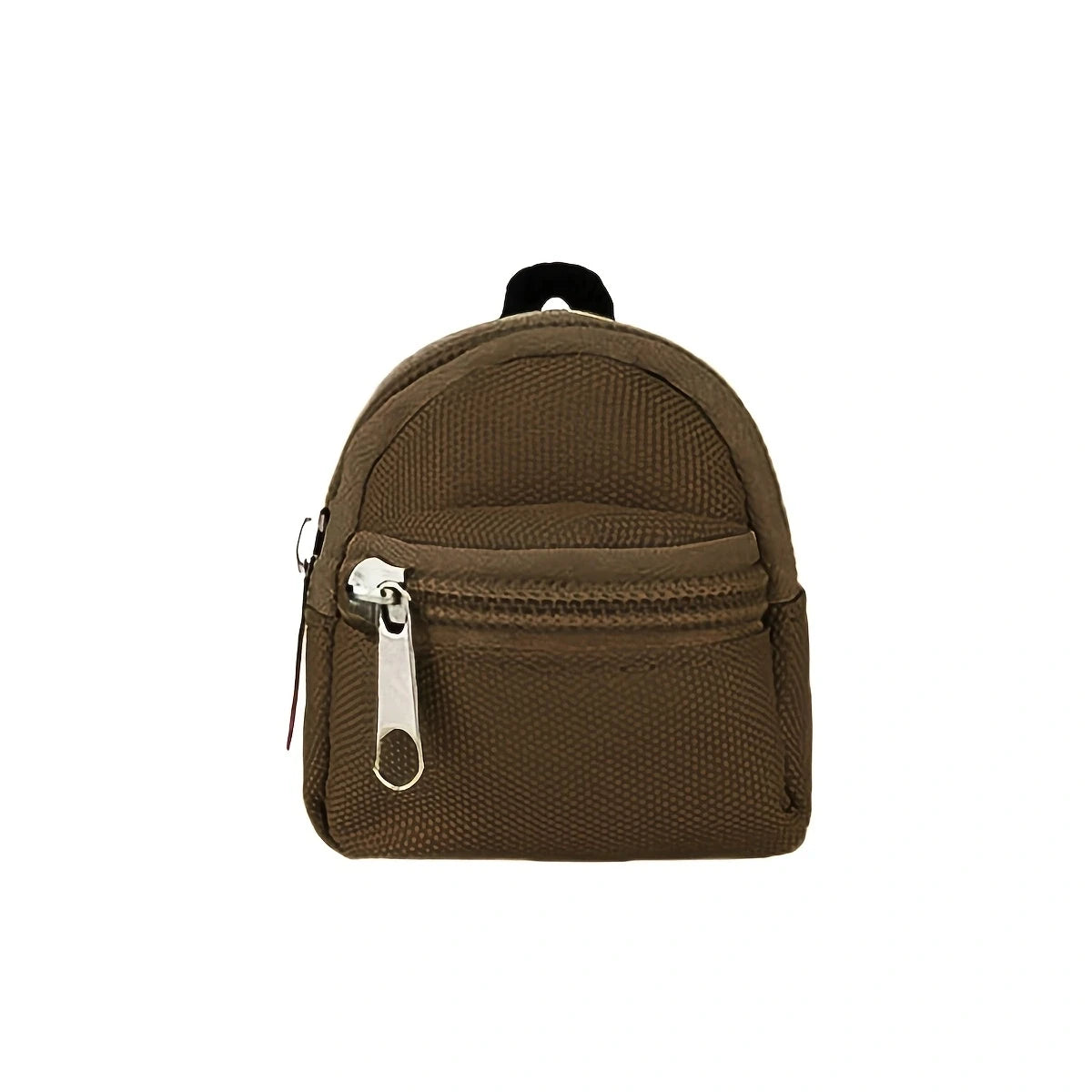 Double-shoulder zipper small coin wallet, key bag mini backpack pendant, toy decoration small bag，1 PC