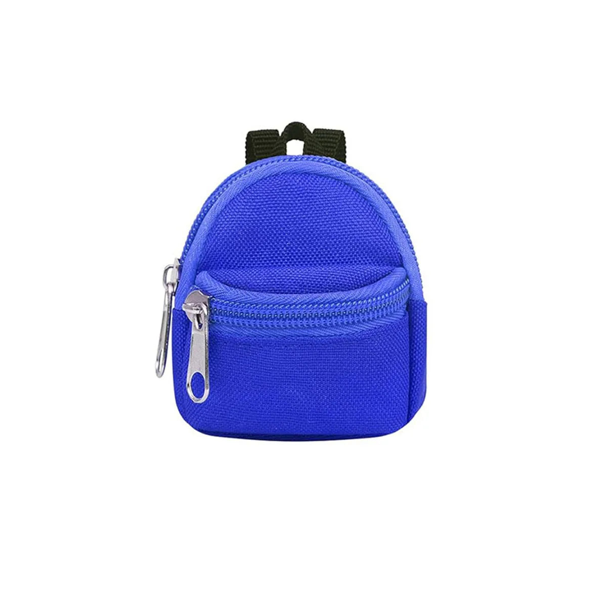 Double-shoulder zipper small coin wallet, key bag mini backpack pendant, toy decoration small bag，1 PC