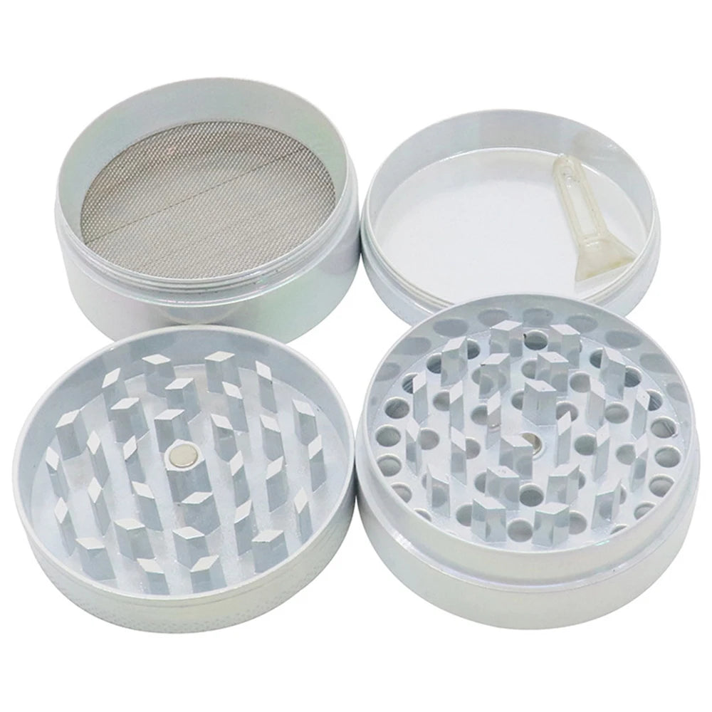 2.5" 63MM Dry Herb Grinder Metal 4-layer Tobacco Grinder Spice Miller Crusher Zinc Alloy Smoke Accessories