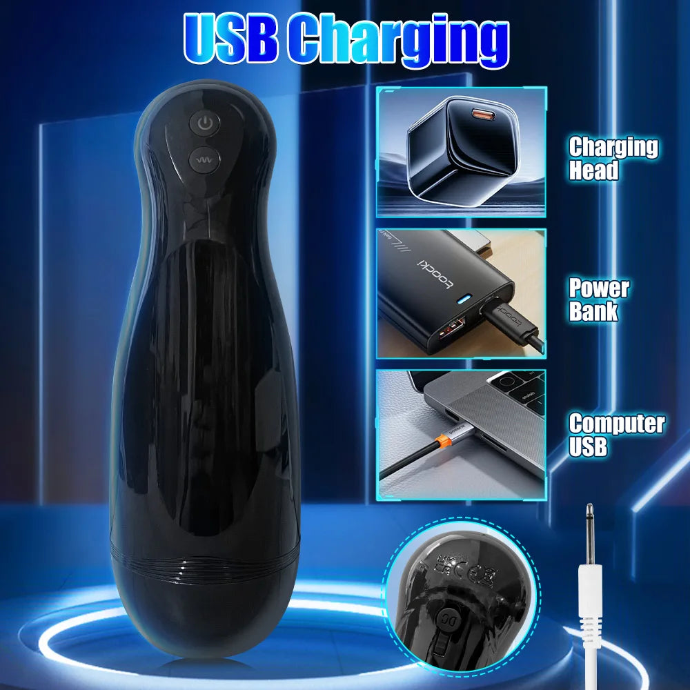 Sex Toys for Men Automatic Male Masturbator Cup Blowjob Sucking Sex Machine Suction Blowjob Vagina Masturbation Adult Supplies