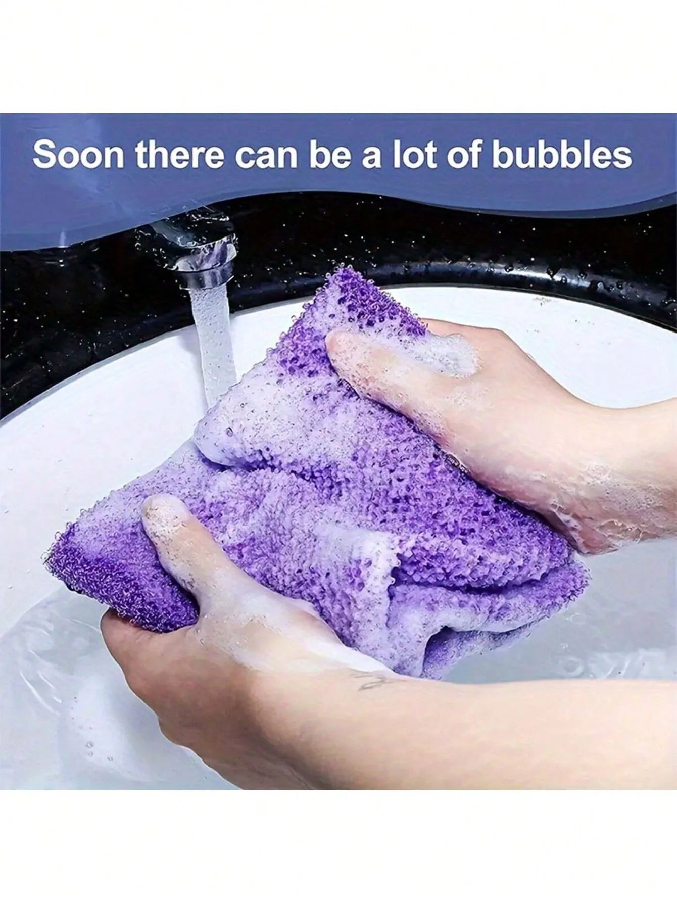 African Net Bath Sponge Exfoliating Shower Puff for Back Gant - Foam Towel for Deep Cleaning And Body Scrubbing