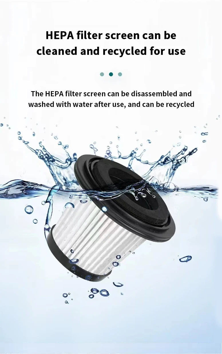 Car vacuum cleaner, portable 35000pa high suction wet and dry vacuum cleaner, car 12V cigarette lighter socket