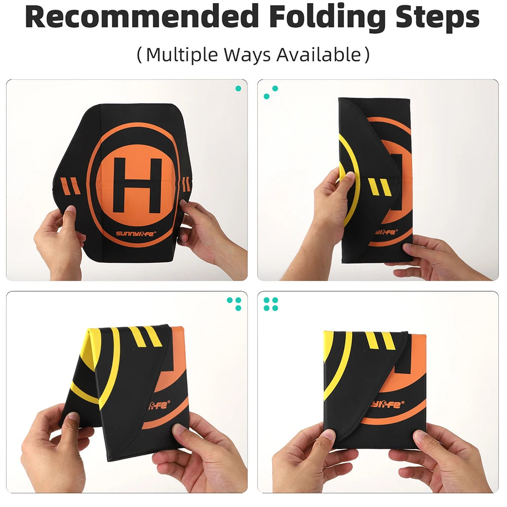 35cm Foldable Landing Mat Waterproof Folding Drone Landing Mat Airplane Landing Pad for DJI NEO/Mini4Pro Drone Accessories