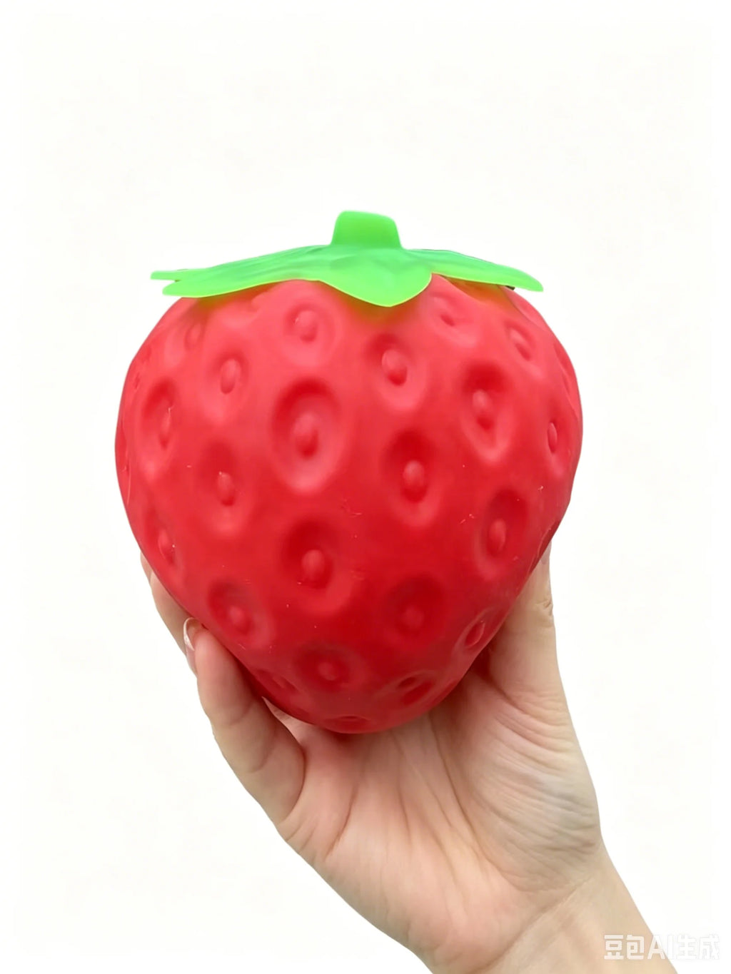Slow-Rebound Strawberry Stress-Relief Toy – Moldable Stress Ball, Suitable for Adults and as a Gift for Friends