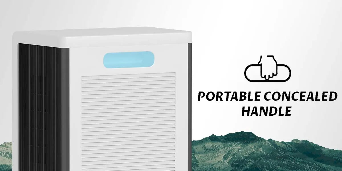 Dehumidifier for Home for Bedroom with 1000 sq.ft 120 OZ Water Tank,Dehumidifiers for Bathroom Basement,Auto Shut Off