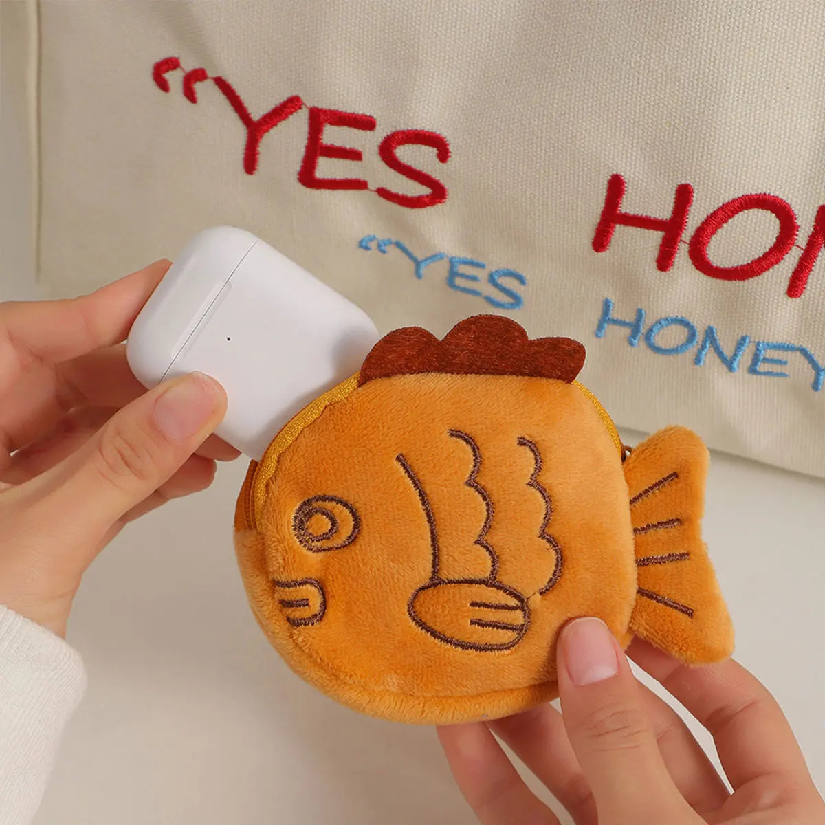 Cartoon Cute Coin Purse Kawaii Wallet Portable Plush Coin Bag Key Earphone Coin Organizer Pouch Zipper Bag Kids Gift