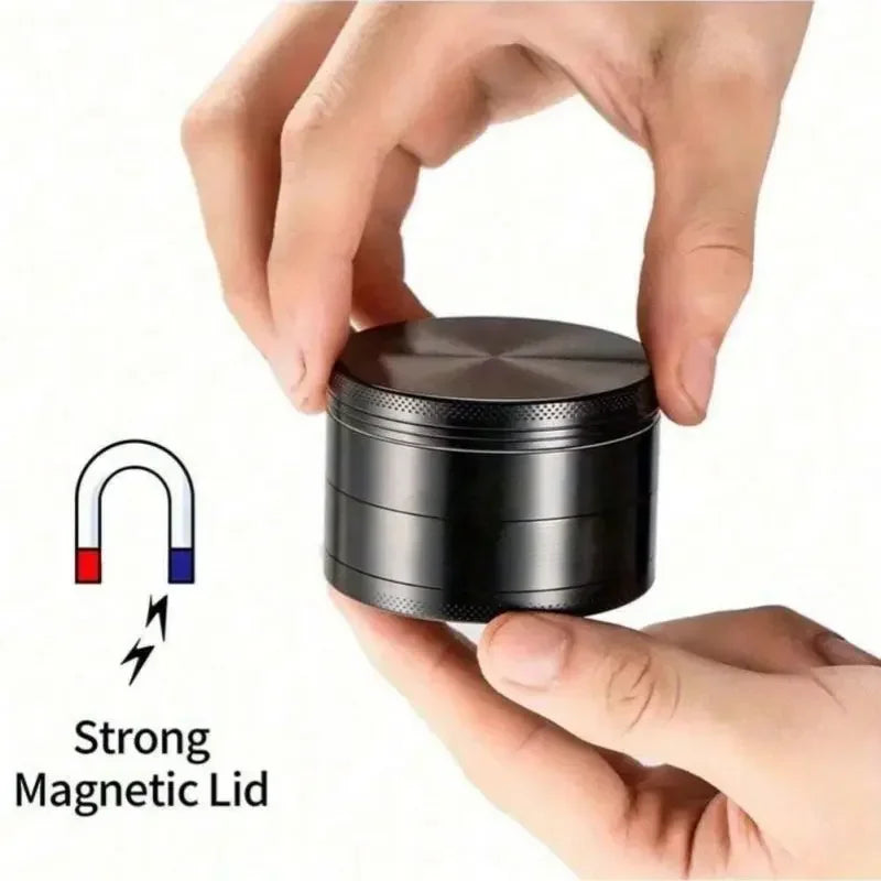 Metal Herb Grinder 4-layer Manual Spice Mill Pepper Mortar Bud Crusher Gift Grass Tobacco Grinder Smoking Cigarette Accessories