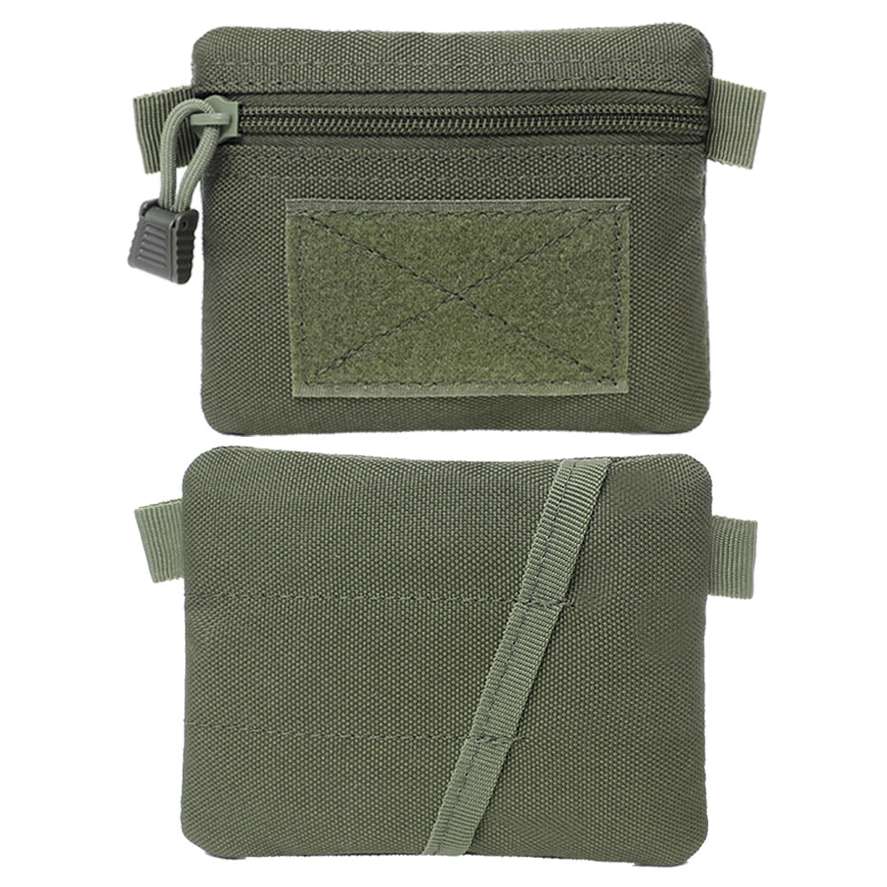 Hot Sale Coin Purses Wear-resistant Multi-function Outdoor Hiking Molle Pouch Wallet Waterproof Portable Travel Zipper Waist Bag