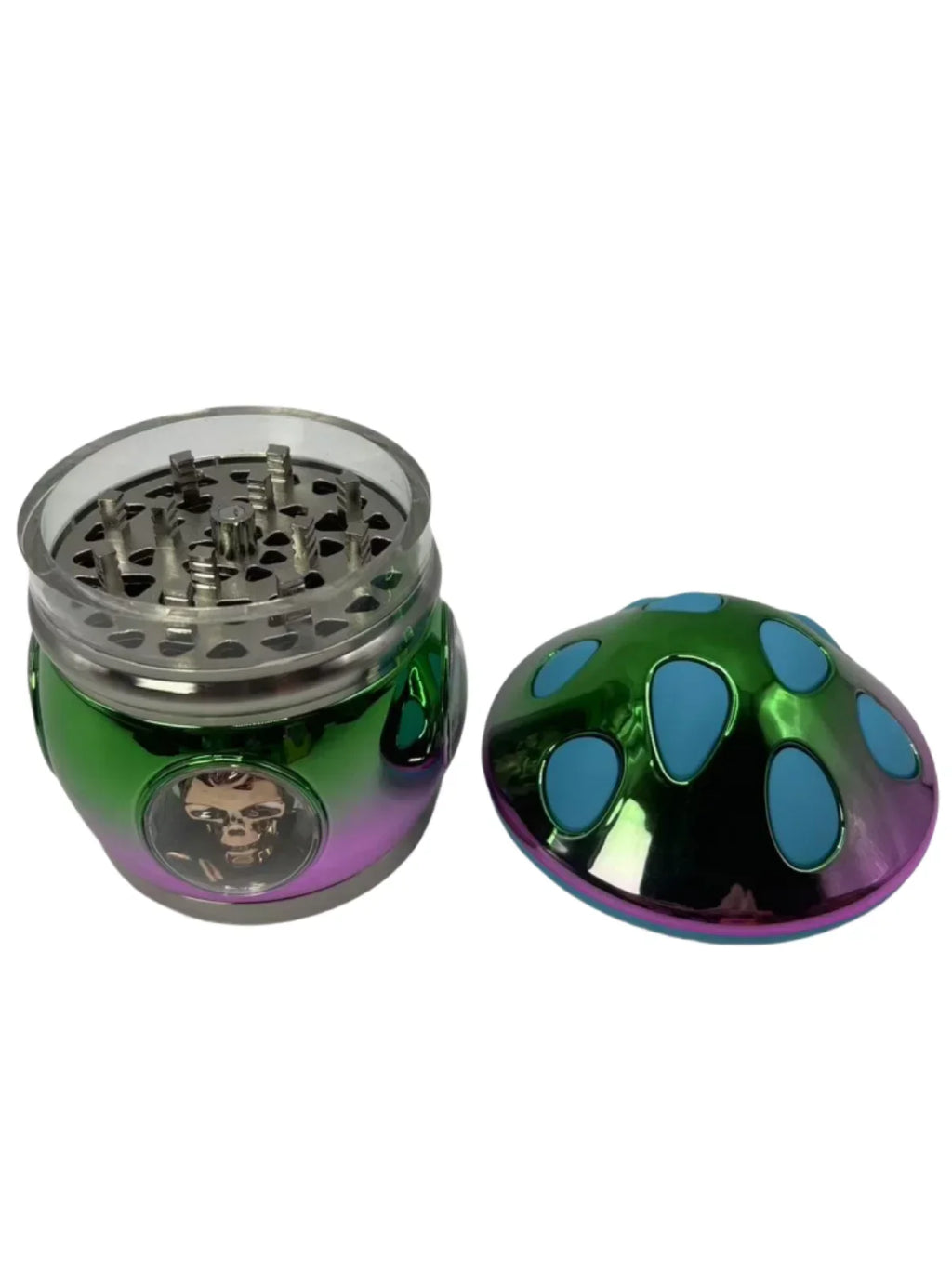 Mushroom Herb Grinder Large Manual Spice Pepper Mill Salt Mortar Pestle Tobacco Grass Grinder Smoking Cigarette Accessories Gift