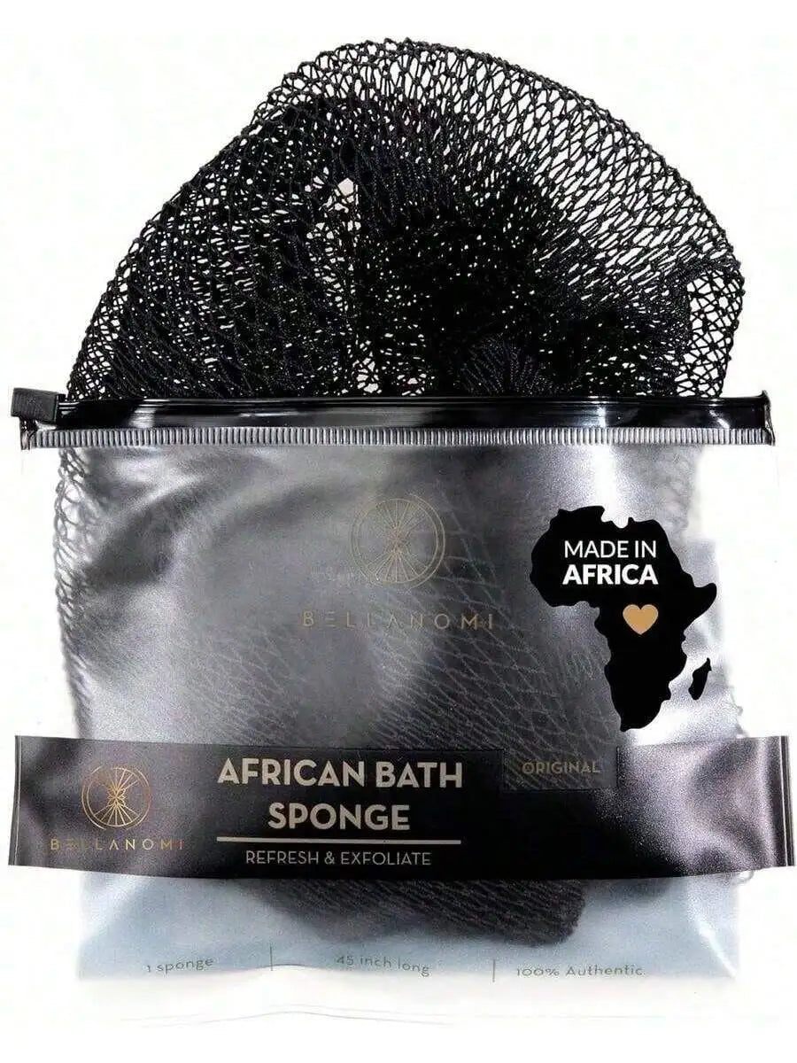 African Exfoliating Net Sponge, Authentic, Ly Sourced From Nigeria, 45 Inches Long, Back Scrubber For Daily Use (Indigo),2327502