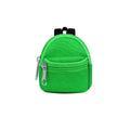 Double-shoulder zipper small coin wallet, key bag mini backpack pendant, toy decoration small bag，1 PC