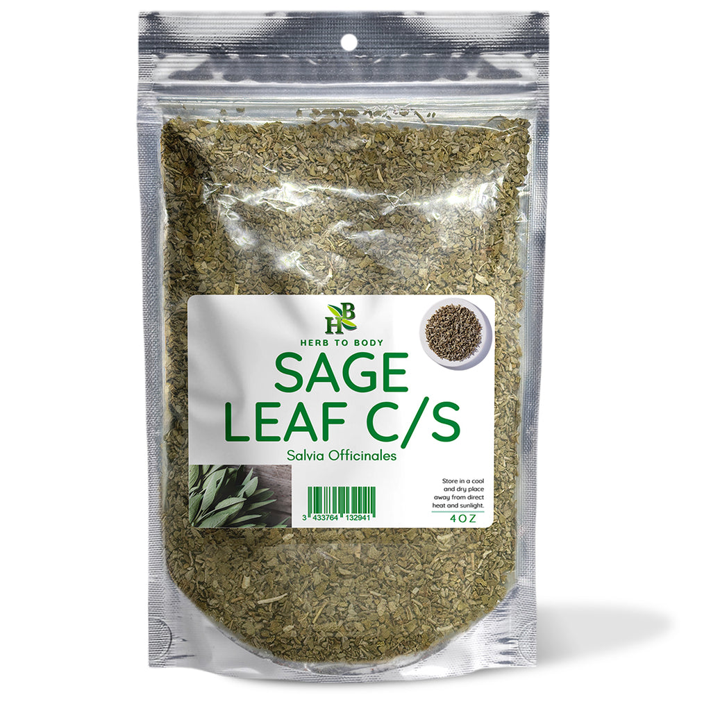 Herb To Body Sage Leaf Cut and Sifted Herb 4oz