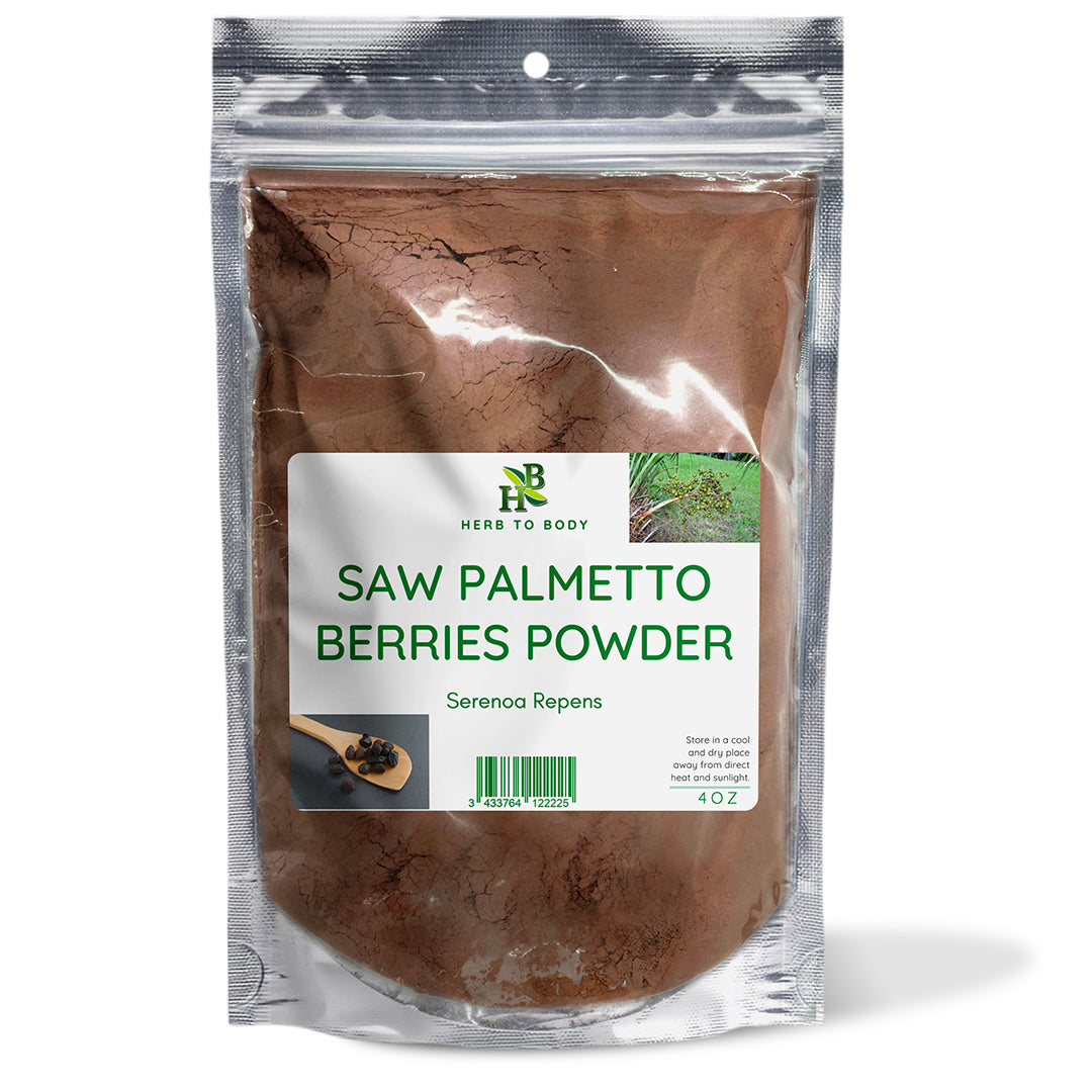 Herb To Body Saw Palmetto Berries Powder Whole Supplement