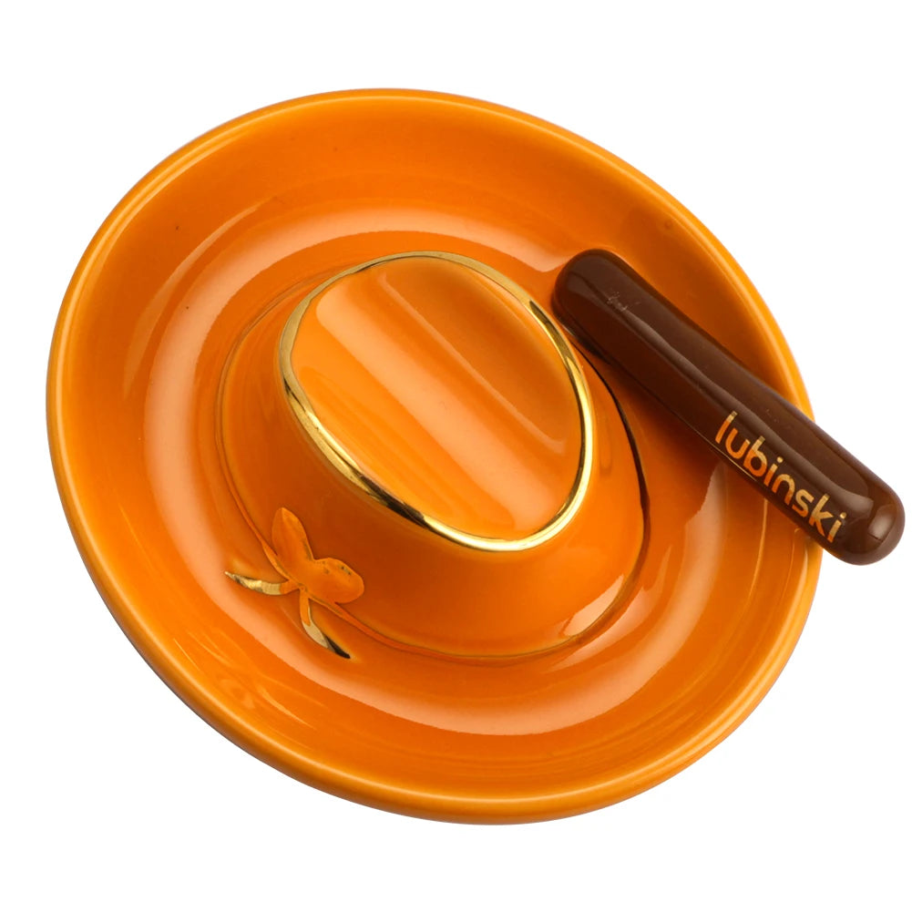 GALINER Ceramic Cigar Ashtray Mini Portable New Designed Ashtray Travel Smoking Accessories
