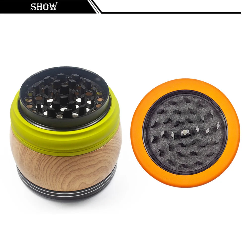 Mushroom Zinc Alloy Metal Plastic Smoke Grinder 4 layers Grinder Tobacco Grinder Smoking Accessories Gadgets for Men