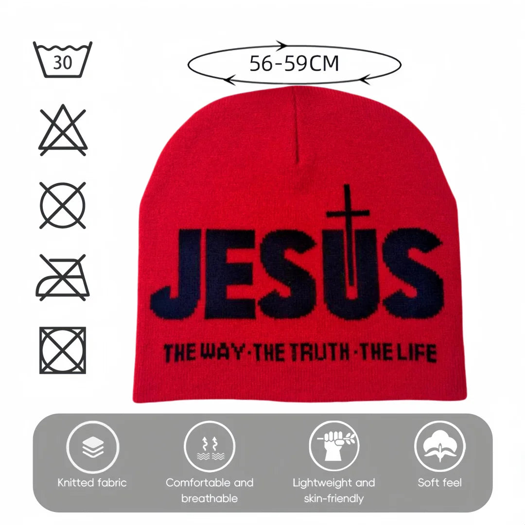 letters knitted hat fall and winter new outdoor travel windproof ear protection multifunctional headset cold cap men and
