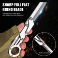 Stainless Steel Folding Knife - Ergonomic, Anti - Slip, Locking - For Outdoor, EDC, and as a Men's Gift