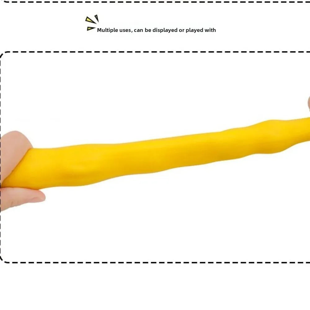 Simulated Banana Squishy Toy Slow Rising Stress Ball Novelty Sensory Fidget Anxiety Relief Squeeze