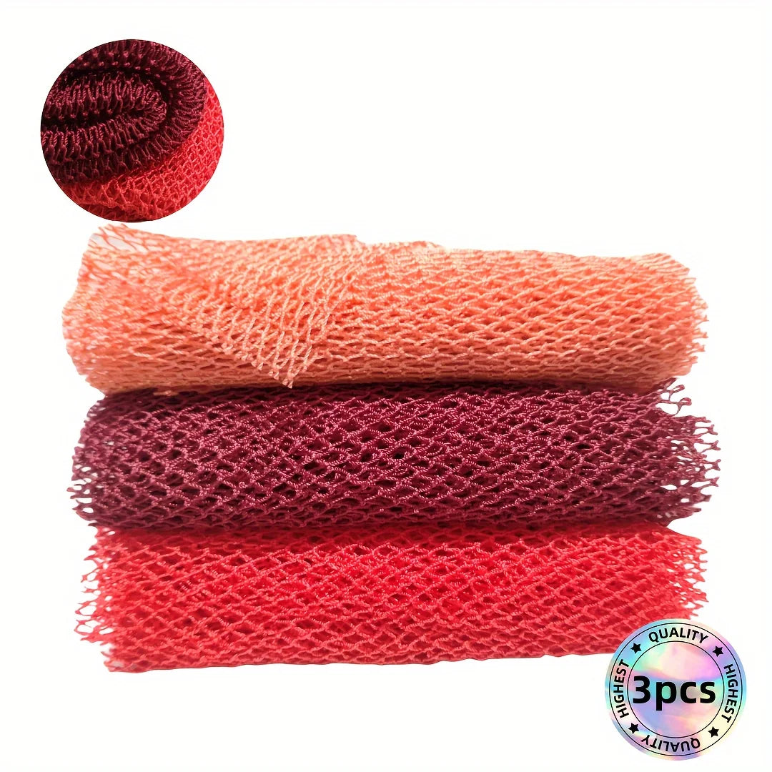 3pcs,African net Sponge,African exfoliating net,African Bathing Sponge,African wash net, African Ghana Sapos scrubbing washcloth