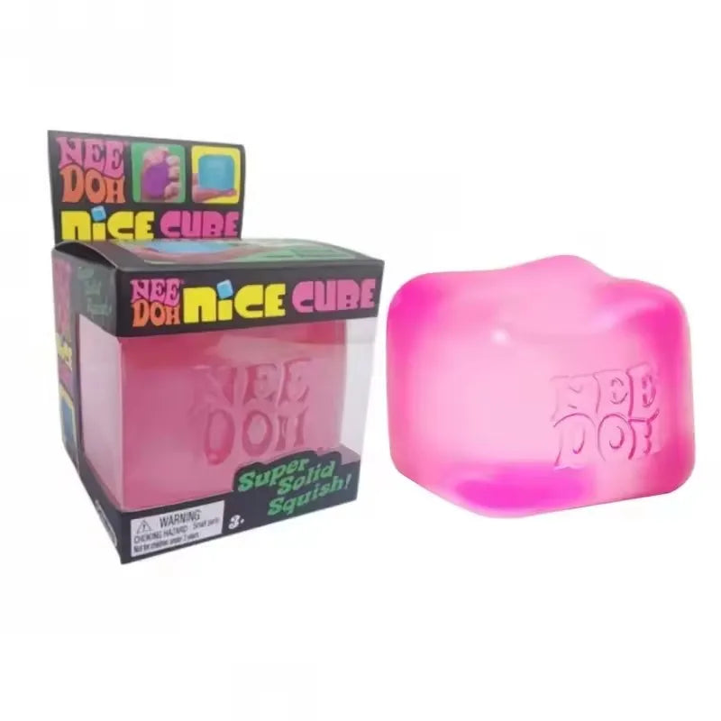 @ Trending Nee Doh Jellyfish & Cube Squish Toy, Soft Jelly Squeeze Stress Relief Fidget Toy, Sensory NeeDoh for Kids & Adults ##