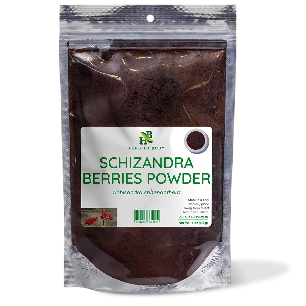 Herb To Body Schisandra Sphenanthera Berries Powder 4oz