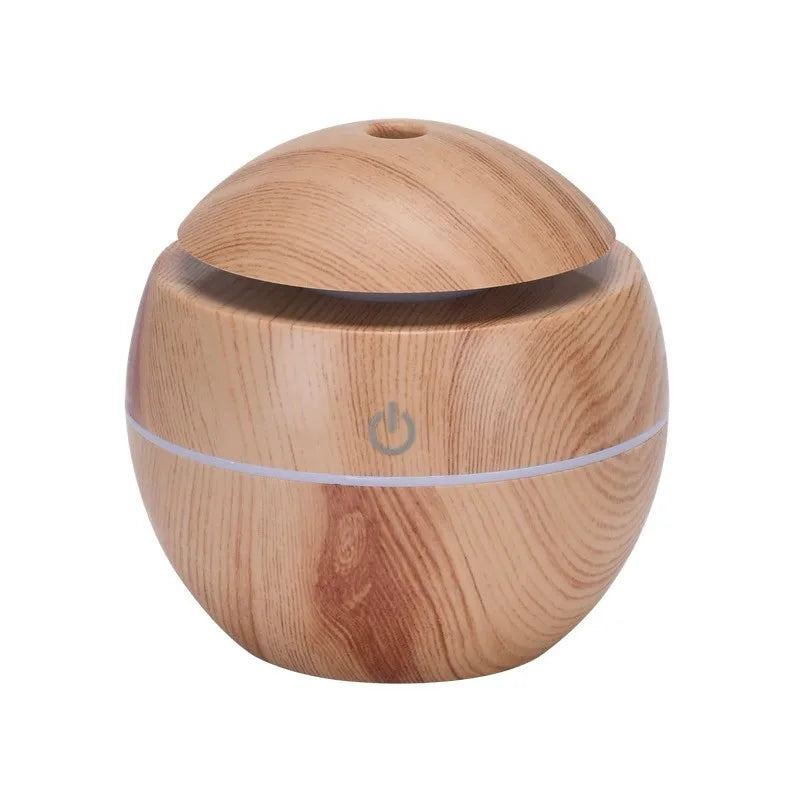 YAIAWISU LED Air Humidifier Diffuser, USB Essential Oil Diffuser with 7-Color Night Light, Quiet Mini Cold Mist for Office Bedro