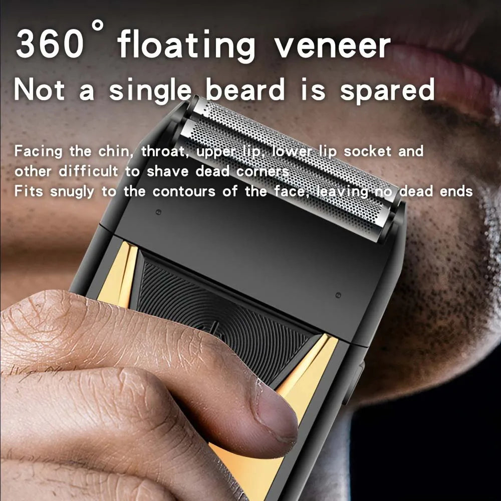 Professional Hair Clipper and Trimmer Set Men Electric Razor Shavers Beard Trimmer Rechargeable Barber Clippers Haircut Kit