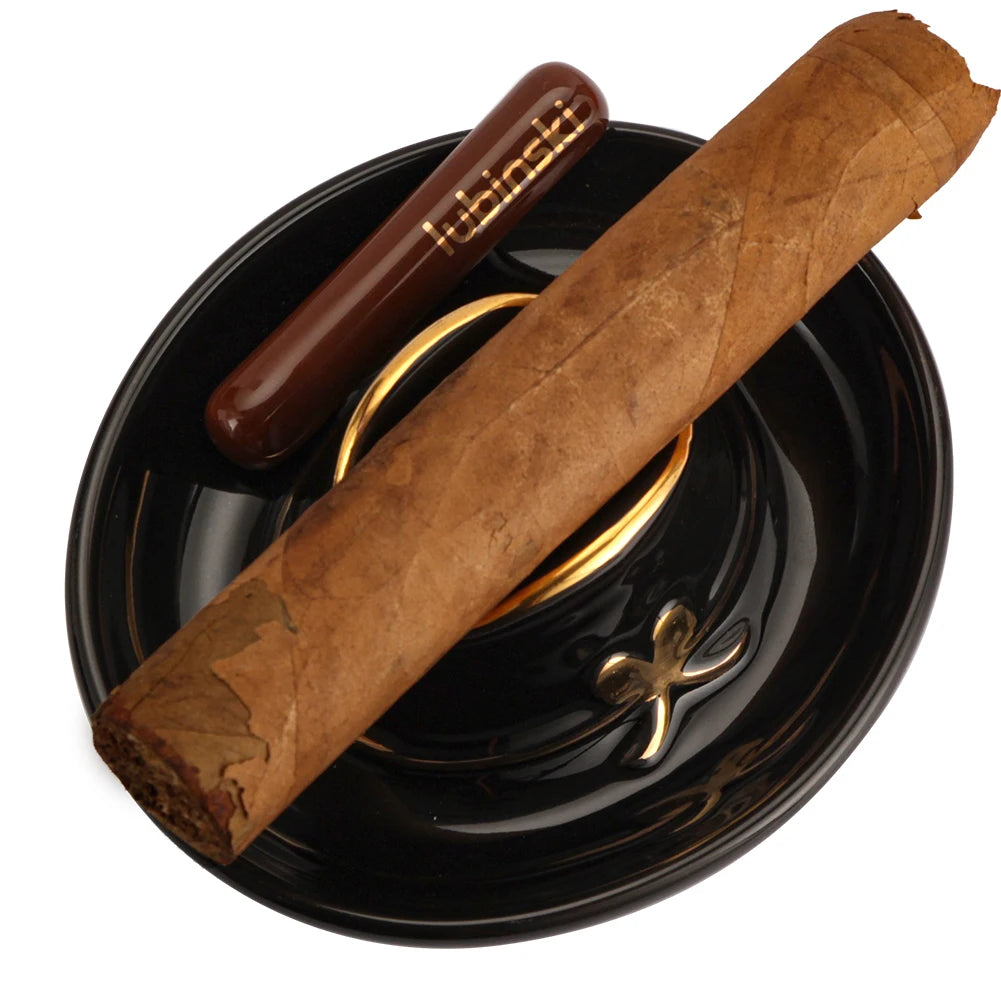 GALINER Ceramic Cigar Ashtray Mini Portable New Designed Ashtray Travel Smoking Accessories