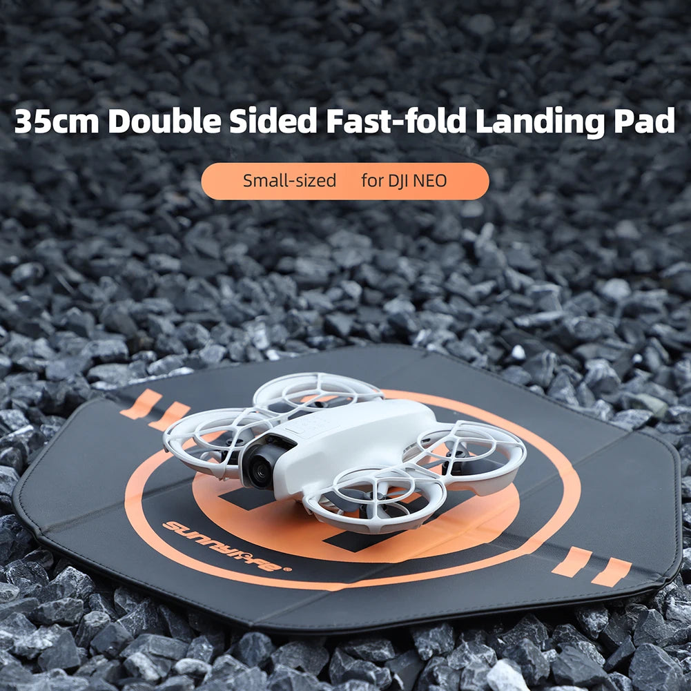 35cm Foldable Landing Mat Waterproof Folding Drone Landing Mat Airplane Landing Pad for DJI NEO/Mini4Pro Drone Accessories