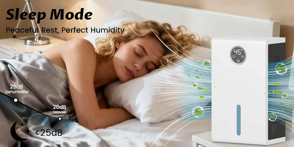 Dehumidifier for Home for Bedroom with 1000 sq.ft 120 OZ Water Tank,Dehumidifiers for Bathroom Basement,Auto Shut Off