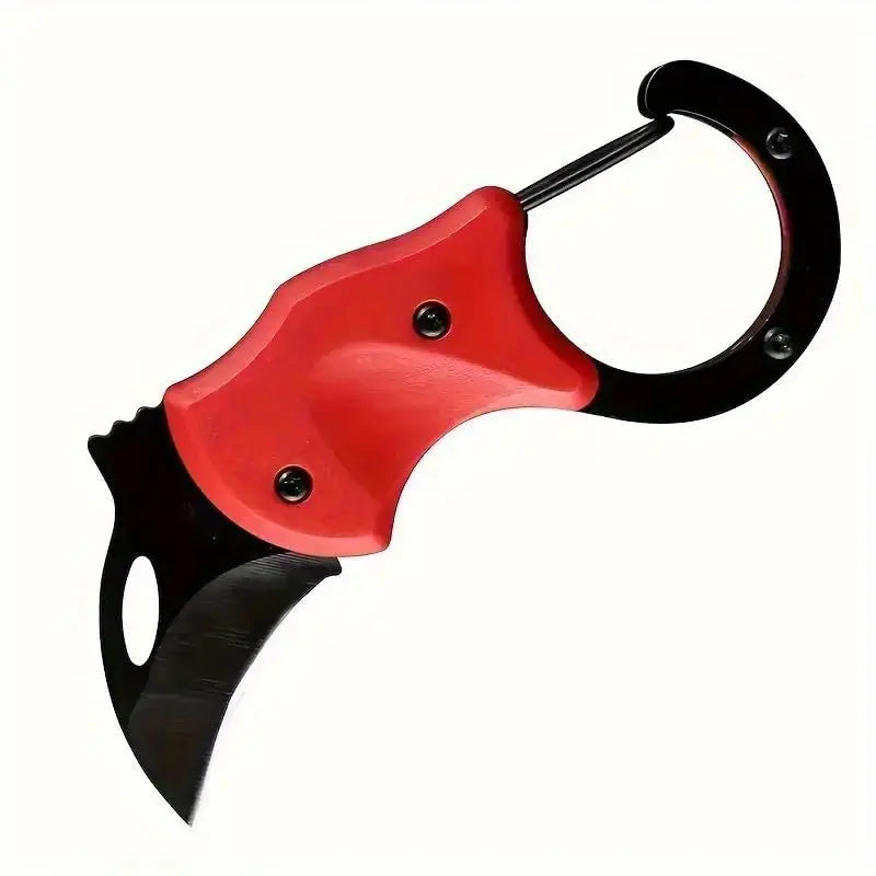 Mini High-Hardness Folding Knife Keychain - Compact, Durable Pocket Knife with Keyring for EDC, Outdoor, Camping, Everyday Use