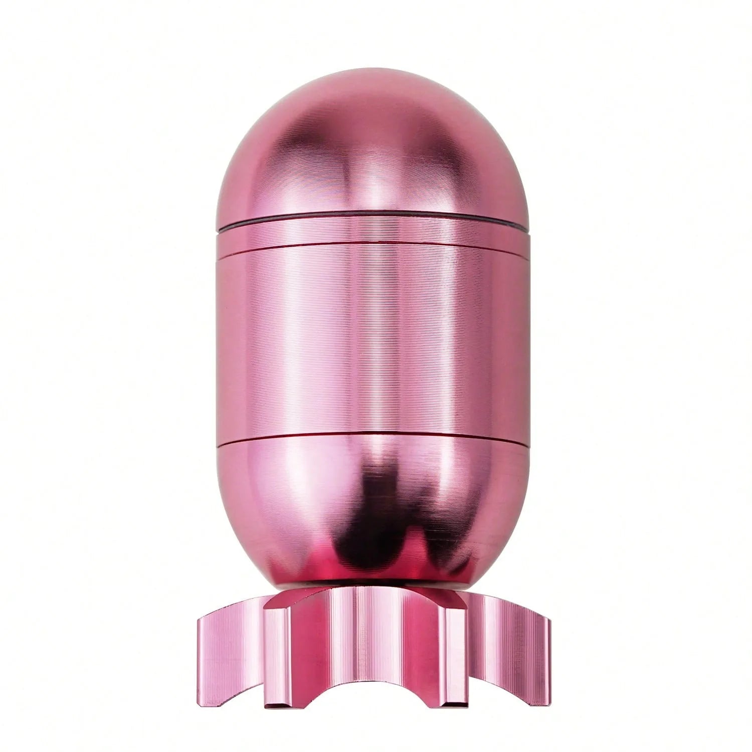 4-Layer Missile Shape Tobacco Grinder 1.5" Cute Aluminum Alloy Spice Grinder Cigarette Herb Manual Grinder with Cleaning Brush