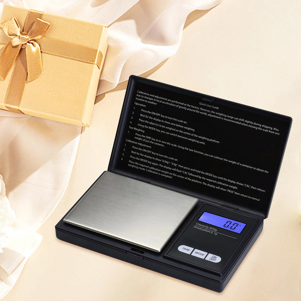 1kg/0.1g Gold Jewellery Weighing Scales 7 Units Conversion Digital Scale High Precision Scale Tare Function Jewelry Measurement