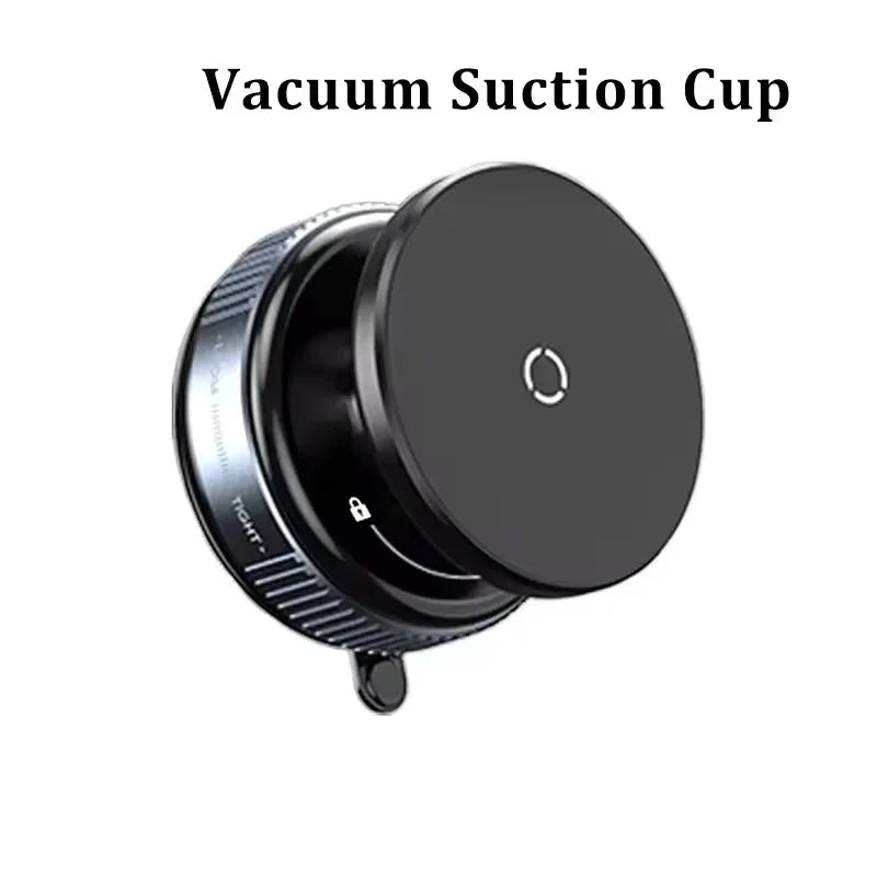 Magnetic Phone Holder Foldable Design 360° Adjustable Vacuum Car Mount For Cell Phone For iphone Live Streaming