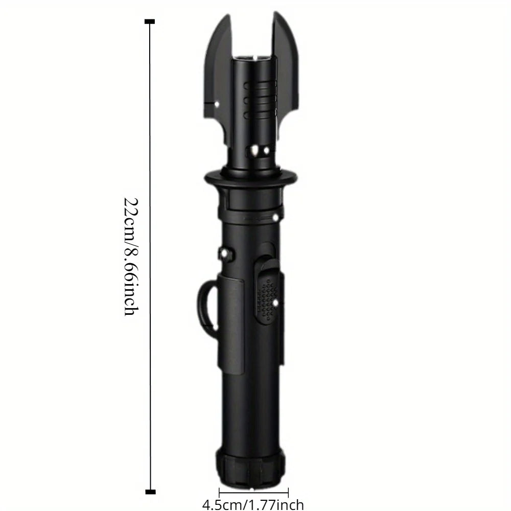 Powerful Windproof Torch Lighter, Butane Gas Inflatable Lighters Red Flame for Outdoor BBQ Kitchen Cooking Welding