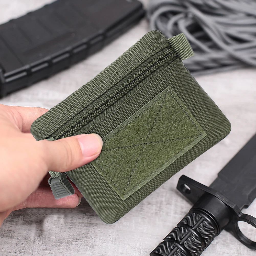 Hot Sale Coin Purses Wear-resistant Multi-function Outdoor Hiking Molle Pouch Wallet Waterproof Portable Travel Zipper Waist Bag