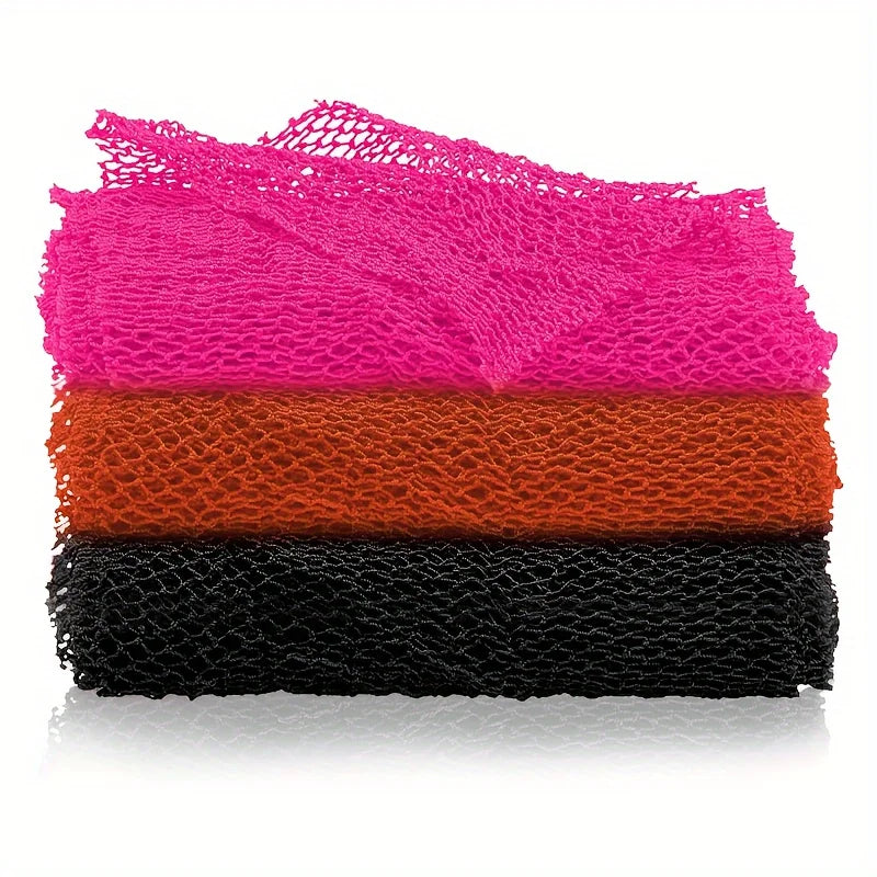 3pcs,African net Sponge,African exfoliating net,African Bathing Sponge,African wash net, African Ghana Sapos scrubbing washcloth