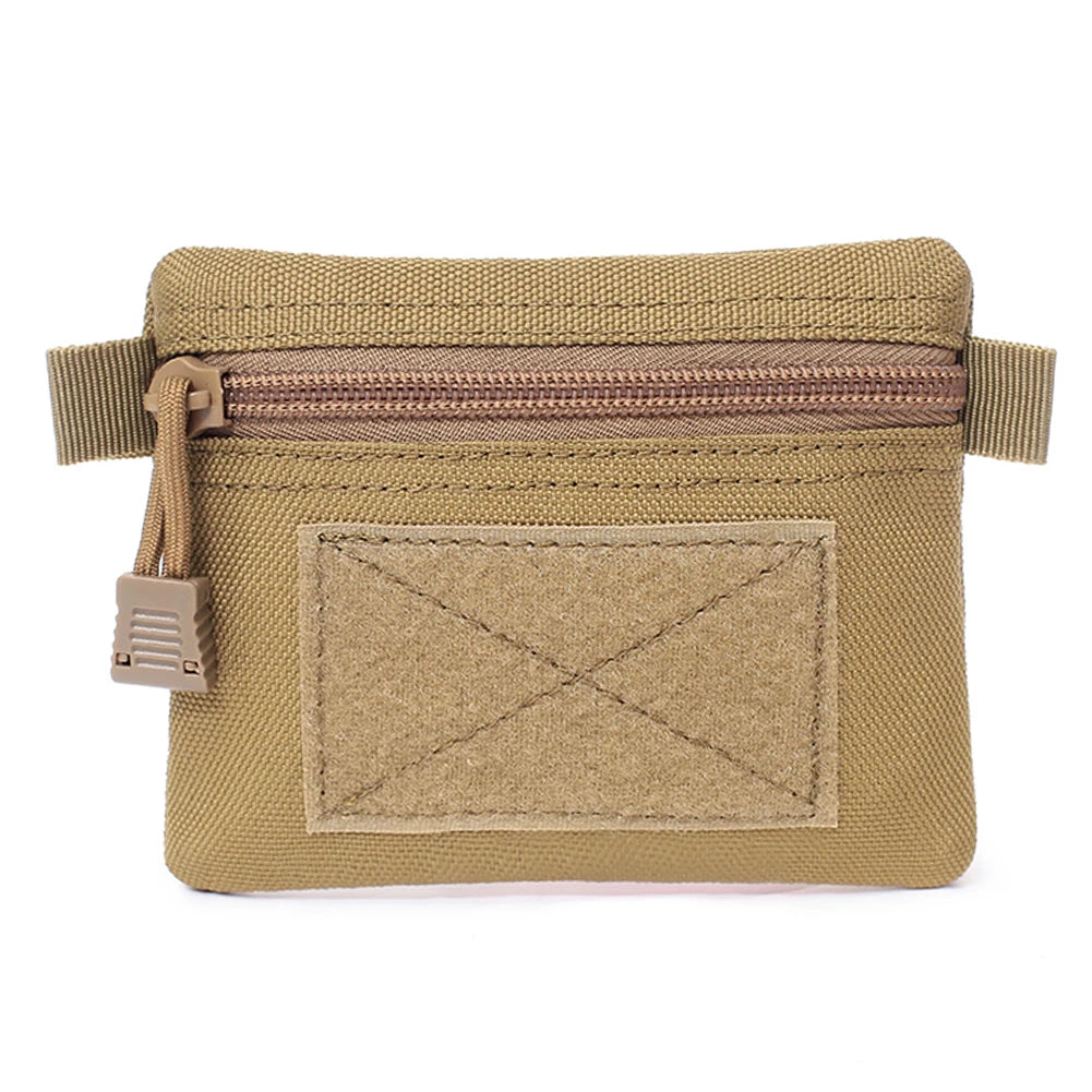Hot Sale Coin Purses Wear-resistant Multi-function Outdoor Hiking Molle Pouch Wallet Waterproof Portable Travel Zipper Waist Bag