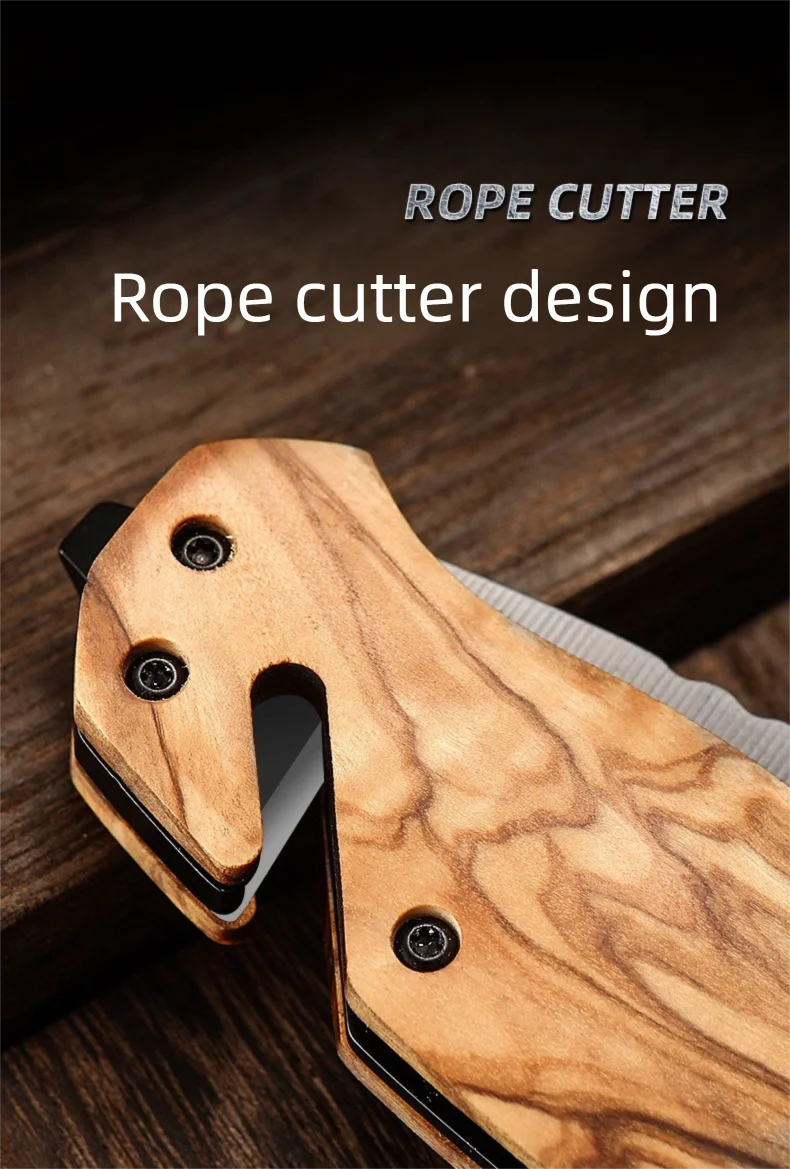 Multifunctional All Steel Portable Folding Knife Outdoor Tactical Camping Survival Fruit Hunting Tool Knife